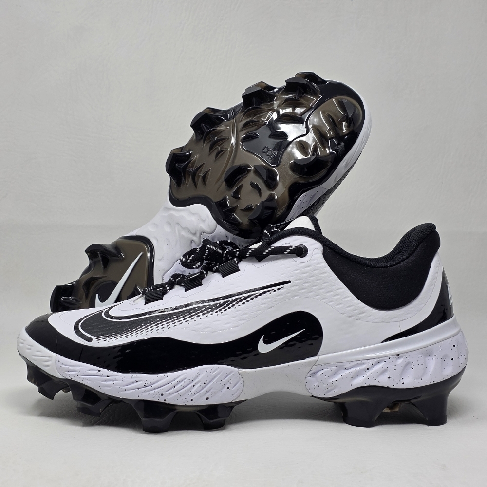 Nike Alpha Huarache Elite 4 Low MCS Baseball Cleats FD6255-108 Mens Size 10 New